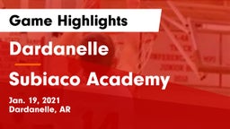 Dardanelle  vs Subiaco Academy Game Highlights - Jan. 19, 2021