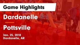 Dardanelle  vs Pottsville Game Highlights - Jan. 25, 2018