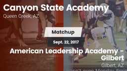 Matchup: Canyon State vs. American Leadership Academy - Gilbert  2017