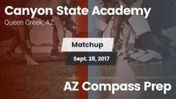 Matchup: Canyon State vs. AZ Compass Prep 2017