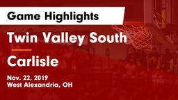 Twin Valley South  vs Carlisle  Game Highlights - Nov. 22, 2019