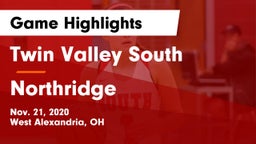 Twin Valley South  vs Northridge  Game Highlights - Nov. 21, 2020