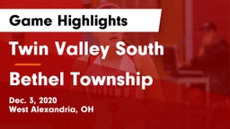 Twin Valley South  vs Bethel Township  Game Highlights - Dec. 3, 2020