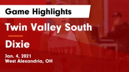 Twin Valley South  vs Dixie  Game Highlights - Jan. 4, 2021