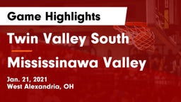 Twin Valley South  vs Mississinawa Valley  Game Highlights - Jan. 21, 2021