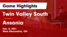 Twin Valley South  vs Ansonia  Game Highlights - Feb. 8, 2021