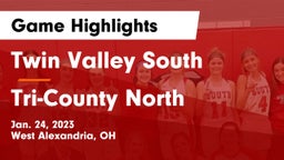 Twin Valley South  vs Tri-County North  Game Highlights - Jan. 24, 2023