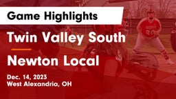 Twin Valley South  vs Newton Local  Game Highlights - Dec. 14, 2023