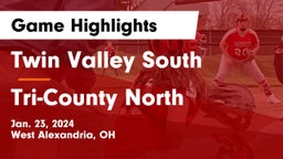 Twin Valley South  vs Tri-County North  Game Highlights - Jan. 23, 2024