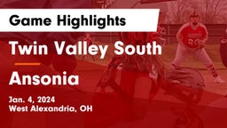 Twin Valley South  vs Ansonia  Game Highlights - Jan. 4, 2024