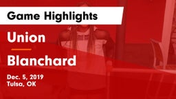 Union  vs Blanchard   Game Highlights - Dec. 5, 2019