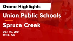 Union Public Schools vs Spruce Creek  Game Highlights - Dec. 29, 2021