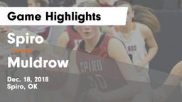 Spiro  vs Muldrow  Game Highlights - Dec. 18, 2018