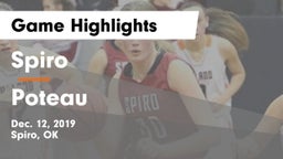 Spiro  vs Poteau  Game Highlights - Dec. 12, 2019