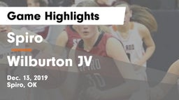 Spiro  vs Wilburton JV Game Highlights - Dec. 13, 2019