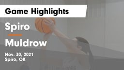 Spiro  vs Muldrow  Game Highlights - Nov. 30, 2021