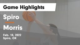 Spiro  vs Morris  Game Highlights - Feb. 18, 2022