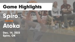 Spiro  vs Atoka  Game Highlights - Dec. 14, 2023