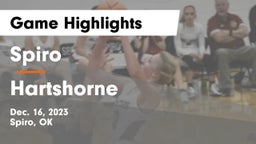 Spiro  vs Hartshorne  Game Highlights - Dec. 16, 2023