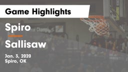 Spiro  vs Sallisaw  Game Highlights - Jan. 3, 2020