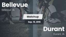Matchup: Bellevue  vs. Durant  2016