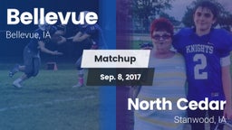 Matchup: Bellevue  vs. North Cedar  2017