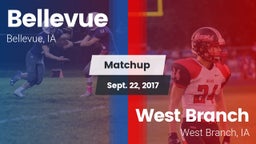Matchup: Bellevue  vs. West Branch  2017