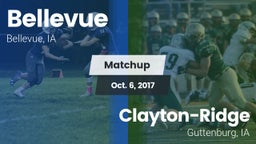 Matchup: Bellevue  vs. Clayton-Ridge  2017