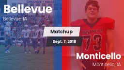 Matchup: Bellevue  vs. Monticello  2018