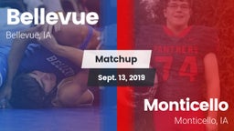 Matchup: Bellevue  vs. Monticello  2019