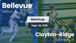 Matchup: Bellevue  vs. Clayton-Ridge  2019