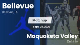 Matchup: Bellevue  vs. Maquoketa Valley  2020