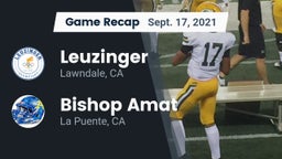 Recap: Leuzinger  vs. Bishop Amat  2021