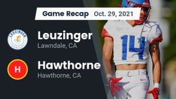 Recap: Leuzinger  vs. Hawthorne  2021