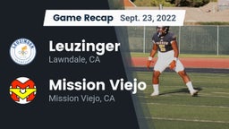 Recap: Leuzinger  vs. Mission Viejo  2022