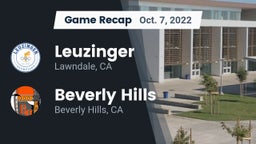 Recap: Leuzinger  vs. Beverly Hills  2022