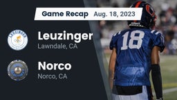 Recap: Leuzinger  vs. Norco  2023