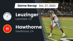 Recap: Leuzinger  vs. Hawthorne  2023