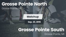 Matchup: Grosse Pointe North vs. Grosse Pointe South  2016
