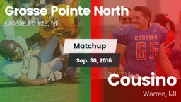 Matchup: Grosse Pointe North vs. Cousino  2016