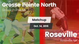 Matchup: Grosse Pointe North vs. Roseville  2016