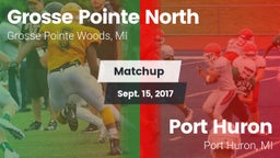Matchup: Grosse Pointe North vs. Port Huron  2017
