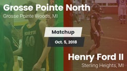 Matchup: Grosse Pointe North vs. Henry Ford II  2018