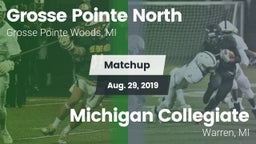 Matchup: Grosse Pointe North vs. Michigan Collegiate 2019