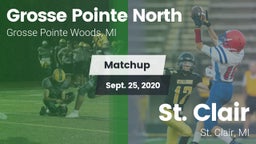 Matchup: Grosse Pointe North vs. St. Clair  2020
