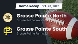 Recap: Grosse Pointe North  vs. Grosse Pointe South  2020