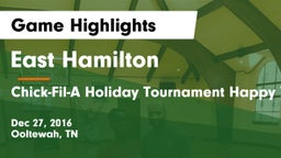 East Hamilton  vs Chick-Fil-A Holiday Tournament  Happy Valley Game Highlights - Dec 27, 2016