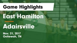 East Hamilton  vs Adairsville  Game Highlights - Nov. 21, 2017