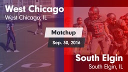Matchup: West Chicago High vs. South Elgin  2016