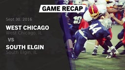 Recap: West Chicago  vs. South Elgin  2016